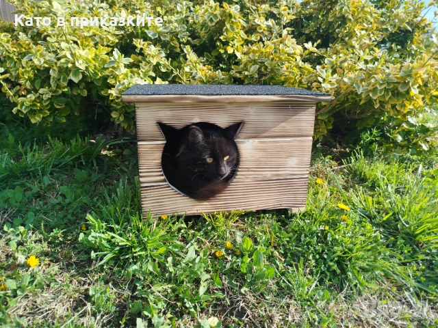 Къща за котки, Компакт, къщичка за коте, къщички за котета, колиби, снимка 6 - За котки - 54053218