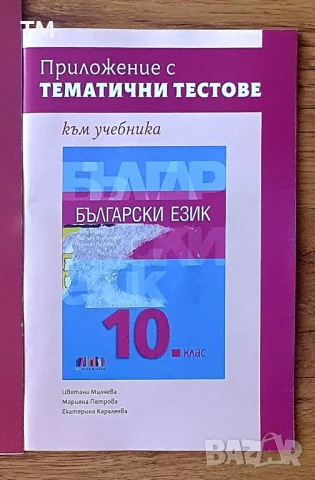 Учебни помагала за 10 клас по руски, английски и български език и по математика , снимка 3 - Учебници, учебни тетрадки - 50875108