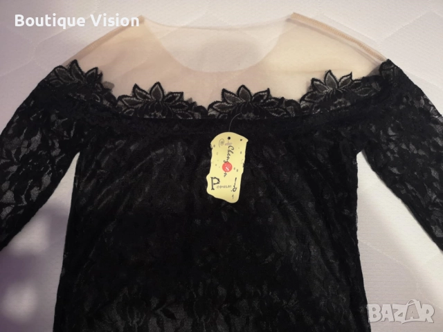 Ново! Стилна блуза с бродерия, снимка 3 - Блузи с дълъг ръкав и пуловери - 51436260