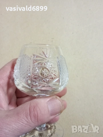 Кристален сервиз от 6 чаши , снимка 7 - Сервизи - 53749522