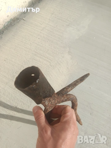 Ръчно кована вилица за цвекло, снимка 3 - Антикварни и старинни предмети - 53710411