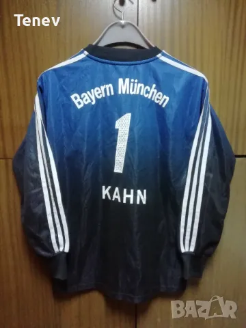 Bayern Munich Kahn Adidas 2002/2003 оригинална тениска фланелка блуза Оливър Кан Байерн Мюнхен , снимка 1 - Тениски - 48215467