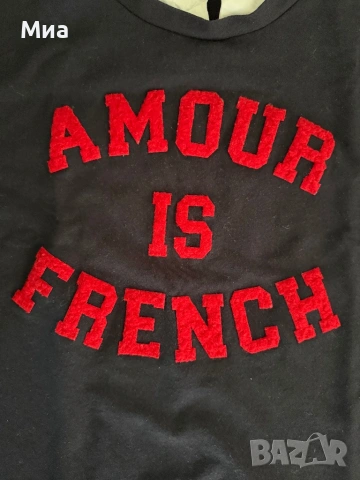 Дамска блуза с ефект като риза, снимка 2 - Блузи с дълъг ръкав и пуловери - 53404700