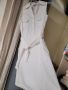 Бяла ЛЕНЕНА рокля- 38 размер, снимка 6