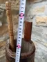 Соц Стара Дървена Буталка За Разбиване На Домашно Масло., снимка 12