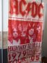 AC/DC знаме флаг tour 1979 LIve на живо постер концерт хеви метъл, снимка 2