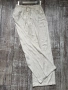 Нов дълъг висока талия  бежов елегантен летен ленен панталон свободна кройка вискоза лен , снимка 5