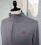 Napapijri Mens Grey Full Zip Long Sleeve Cardigan Size 3XL, снимка 3