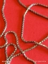 Сребърна верижка плетка box chain нежно стилно бижу 52415, снимка 4