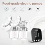 Нова Безшумна електрическа помпа за кърма с LCD и 2500mAh батерия, снимка 2