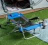 Сгъваем Ултралек Стол с 5 Позиции Тип Раница за Плаж, Къмпинг, Риболов, снимка 4