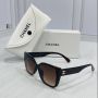 Слънчеви очила с UV400 защита с калъф и кутия Chanel Код D168 - Различни цветове, снимка 3