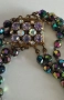 Колиета перли боядисани обици клипс,брошки., снимка 15