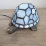 Настолна лампа - костенурка изработена в стил Tiffany, снимка 1