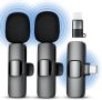 Нов Безжичен Микрофон за iPhone/iPad, Дълъг Работен Цикъл, 2 Броя комплект, снимка 1 - Други - 45967282
