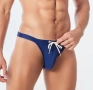Мъжки секси бански ниска талия регулируема връзка, снимка 5