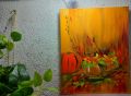 Авторска картина "Есен у дома" 50/40см, снимка 1 - Картини - 45726838