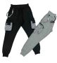 Мъжки спортен панталон с 2 странични джоба, въже и синджир, снимка 1 - Панталони - 45189628