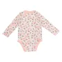 Бебешко памучно боди Бяло Розово Флорално S_1230475, снимка 3
