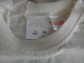 Нова Детска бяла блуза ZARA с къс ръкав размер 98, снимка 7