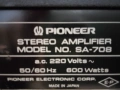 Усилвател Pioneer SA 708, снимка 11