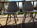 Комплект 6 бр.  трапезни столове с дървени крака в скандинавски стил