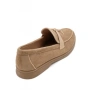 Равни велурени мокасини в цвят каки - Amelia Khaki 11714, снимка 3