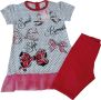 Комплект блузка с къс ръкав и късо клинче, снимка 1 - Детски комплекти - 45278917