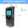 Нов Професионален дрегер с двоен сензор LCD дисплей 30 мундщука кола алкохол, снимка 2