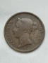 BRITISH MALAYA AND SETTLEMENTS. ONE CENT 1862, снимка 2