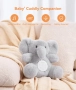 Dreamegg машина за бял шум за бебе - Snuggle Elephant със запис на глас, 21 успокояващи звука, снимка 2