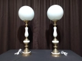 Комплект от две много големи порцеланови лампи - лампа, снимка 1