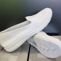 Дамски леки обувки с мрежа в бял цвят , снимка 1 - Маратонки - 45637962