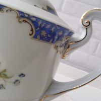 Флорален чайник, снимка 4 - Антикварни и старинни предмети - 45163532