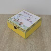 Дървена кутия за бебешки съкровища, снимка 2 - Други - 45189536