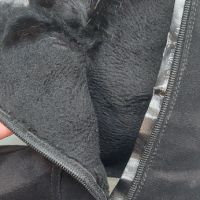 Топли боти черни от еко велур с естествен пух, снимка 5 - Дамски боти - 45160052