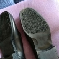 Classic мъжки обувки маркови естествена кожа отлични реален размер №43 стелка 275мм широки отпред, снимка 12 - Ежедневни обувки - 44977940