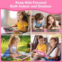TECJOE LCD таблет за писане за деца момичета, 11-инчов, с еднорог, светло розово, снимка 6 - Рисуване и оцветяване - 45783725