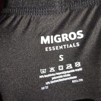 Migros essential S- Качествен черен слип от микрофибър с лъскавина , снимка 6 - Бельо - 45594953