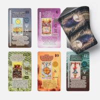 Нов Таро Комплект карти за Начинаещи + Черна Защитна Обвивка, снимка 6 - Други игри - 45641881