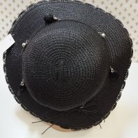Дамска лятна сламена шапка капела - 78, снимка 4 - Шапки - 45668817