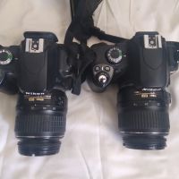 Предлагам две фото камери Nikon D60/D40, снимка 1 - Фотоапарати - 45280121