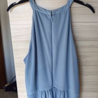 Дълга официална рокля VILA, синя, размер 40, снимка 3 - Рокли - 45445148