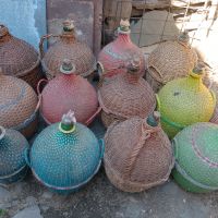 Стари плетени дамаджани , снимка 3 - Други стоки за дома - 45294891