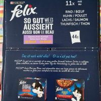 Felix пълноценна храна за пораснали котки 44 пауча, икономична кутия, снимка 4 - За котки - 44987908