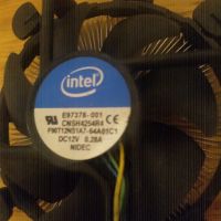 CPU охладител Intel E97378-001 LGA1150 LGA1151 LGA1155 LGA1156 за процесор, снимка 1 - Процесори - 34709652