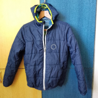 Зимно двулицево яке, снимка 2 - Детски якета и елеци - 45070607