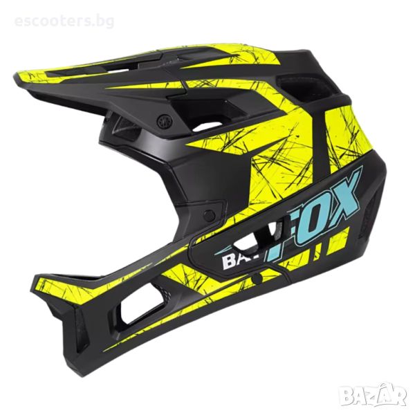 Предпазна каска BATFOX K3 GREEN, снимка 1