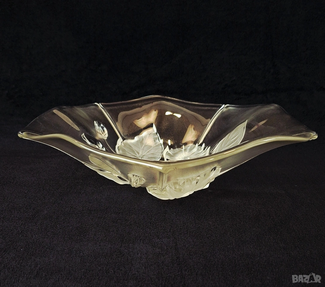 Стъклена фруктиера - Walther, Германия, снимка 1