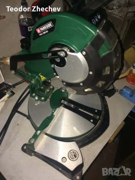 Настолен циркуляр-пендула PARKSIDE PKS 1500 B3, накланящ се с въртяща основа, снимка 1